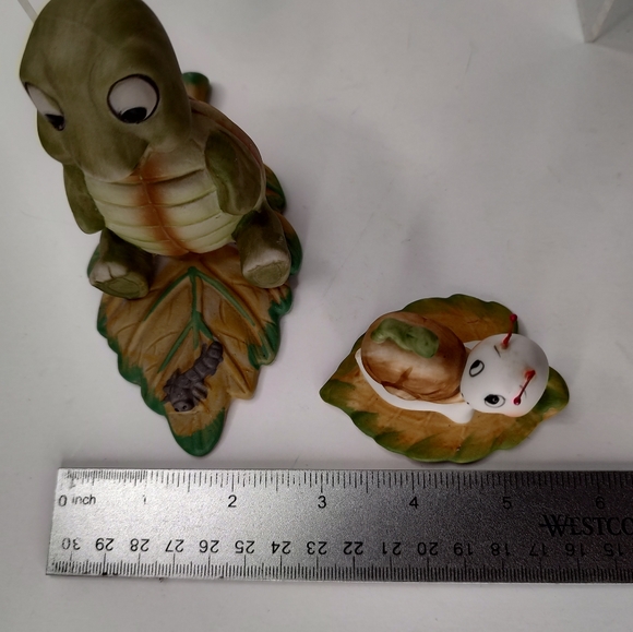Vintage Homco Turtle Snail Figurines Spring - Picture 9 of 13